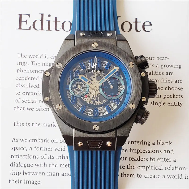 Hublot Big Bang Blue Skeleton - Hình 10