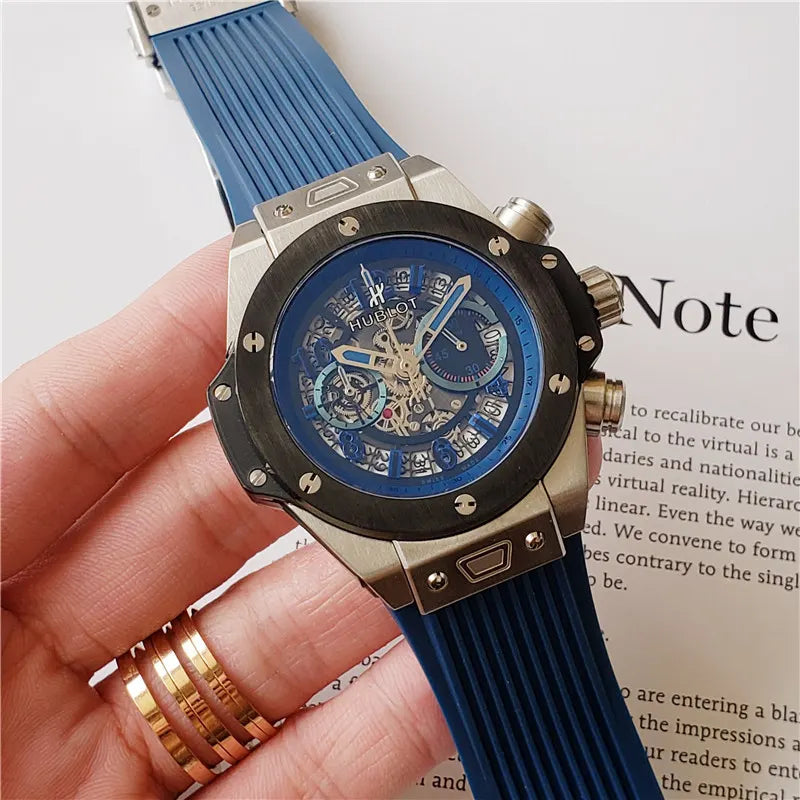 Hublot Big Bang Blue Skeleton - Hình 6