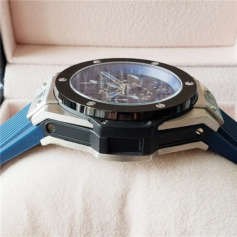 Hublot Big Bang Blue Skeleton - Hình 3