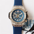 Hublot Blue Skeleton Titanium