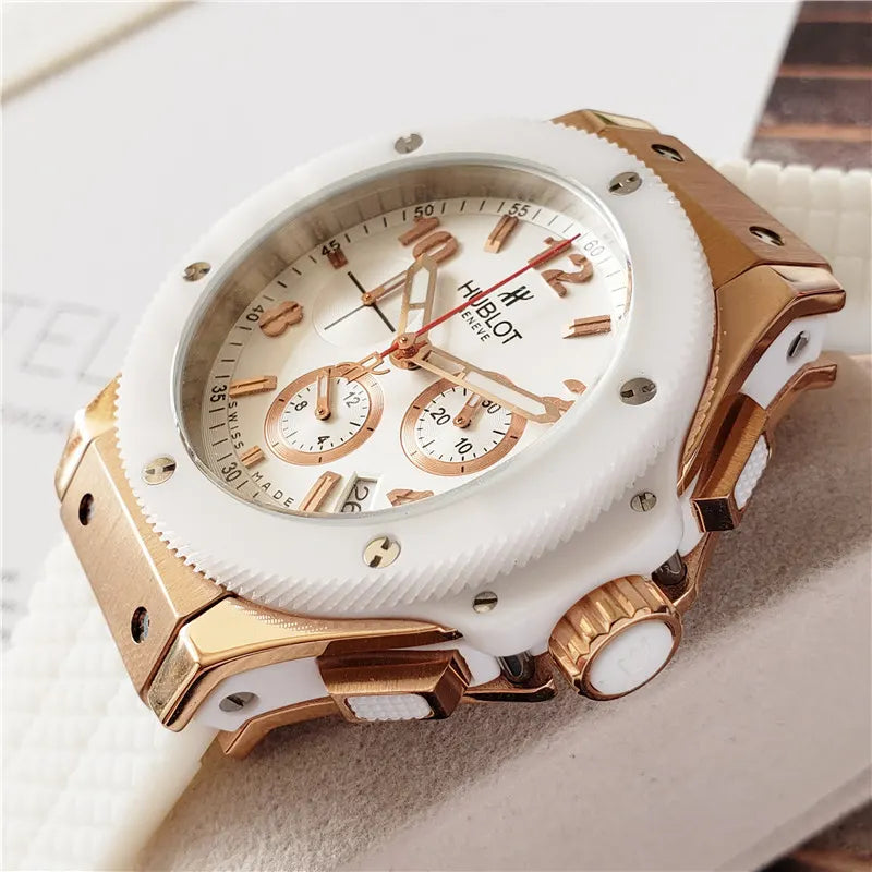 Hublot White Ceramic Gold - Hình 11