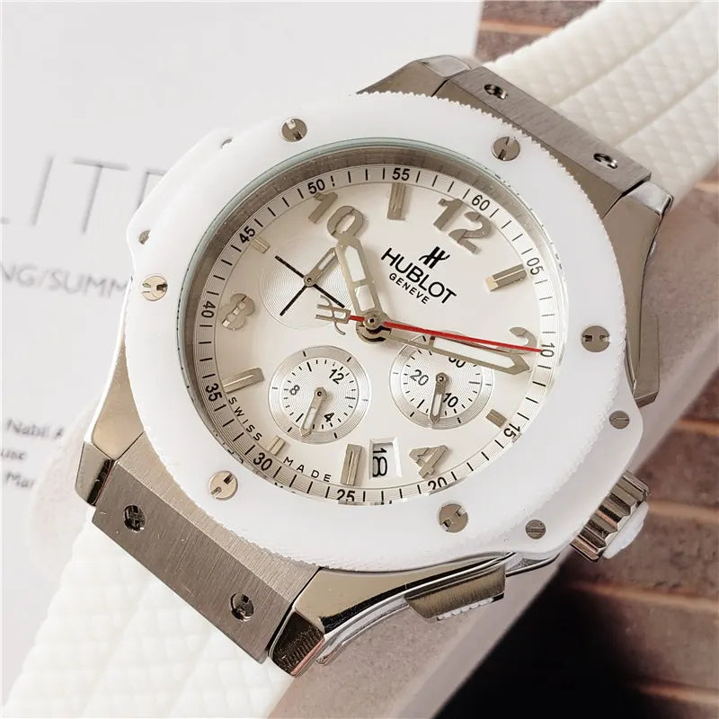 Hublot White Ceramic Chronograph - Hình 5