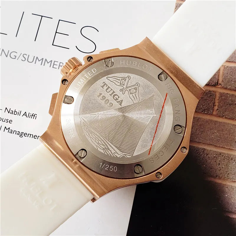 Hublot White Ceramic Gold - Hình 4