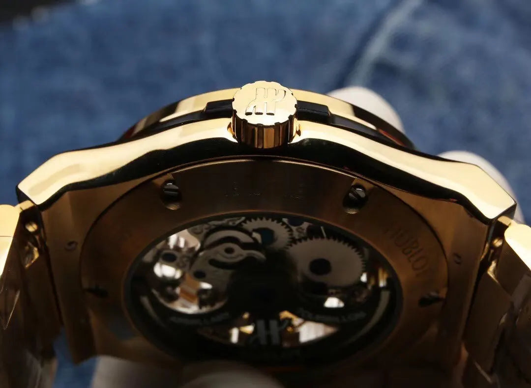 Hublot Rainbow Diamond Gold - Hình 3