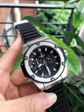 Hublot Big Bang Steel Black Rubber