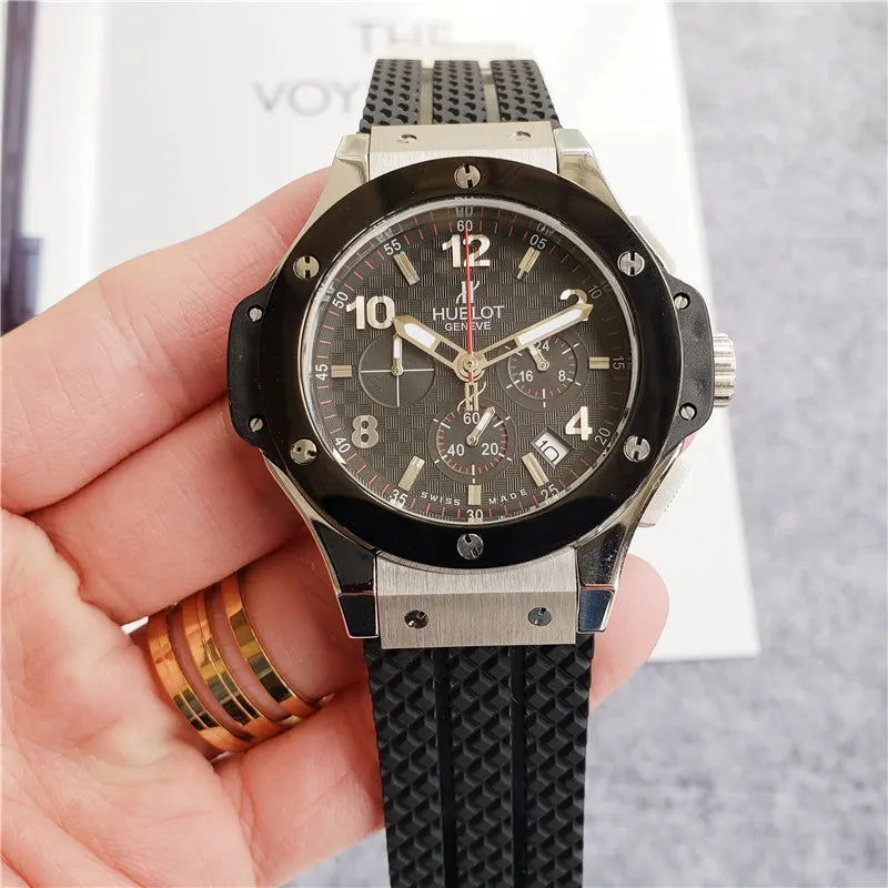 Hublot Gold Black Rubber - Hình 5