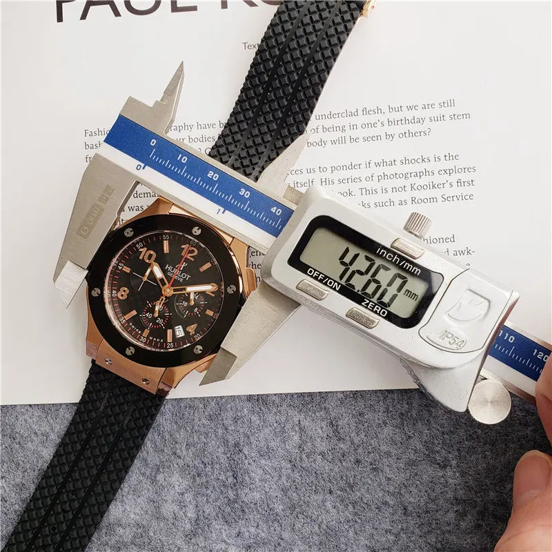 Hublot Gold Black Rubber - Hình 3