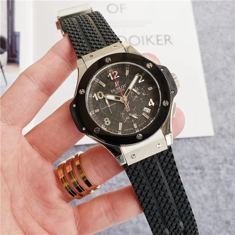 Hublot Gold Black Rubber - Hình 13