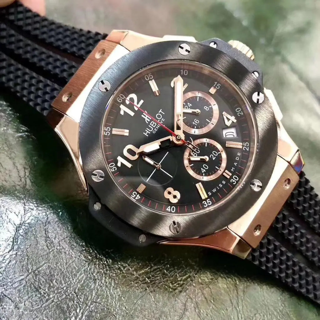 Hublot Gold Black Rubber - Hình 2