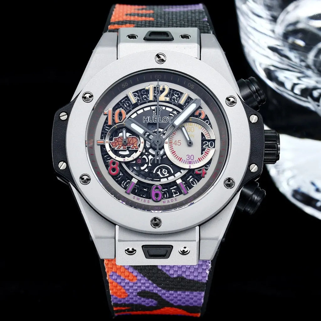 Hublot Camo Strap Watch - Hình 6