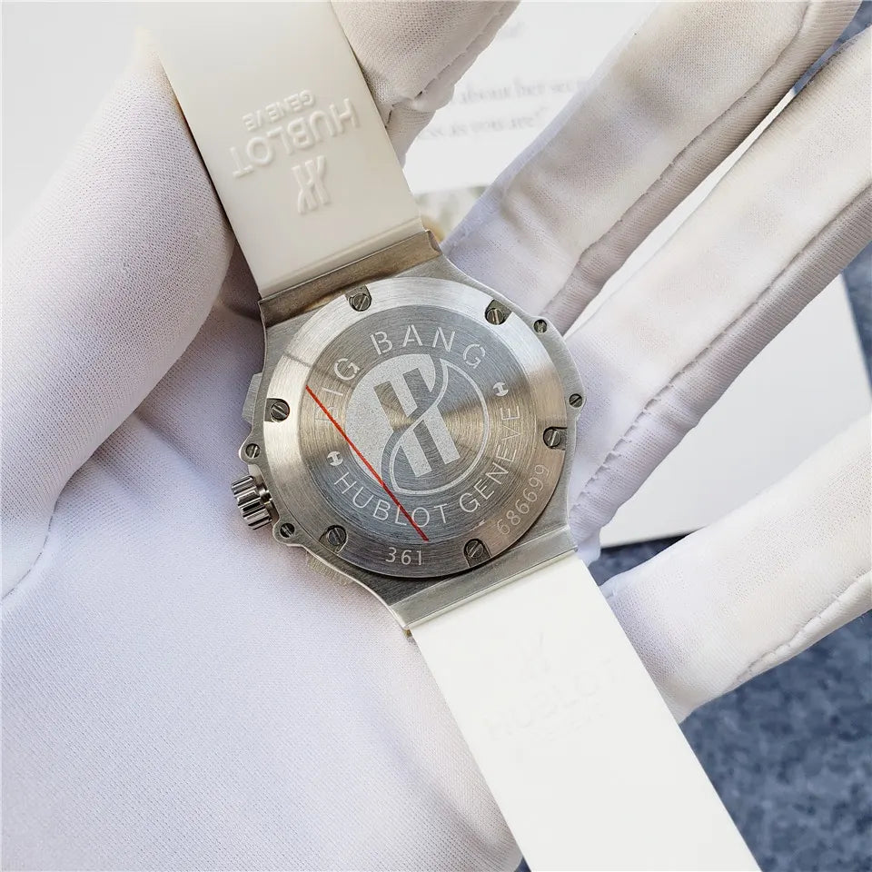 Hublot White Chronograph - Hình 4