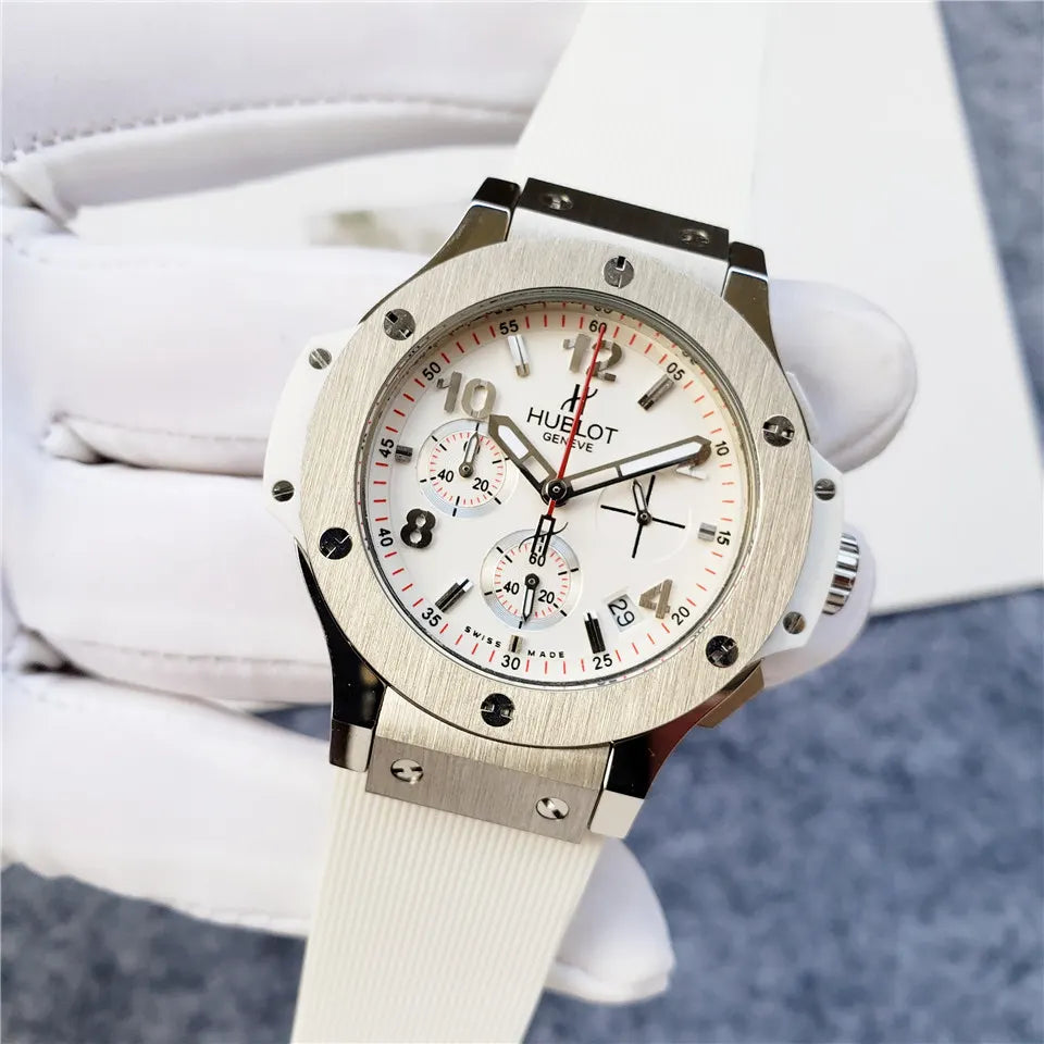 Hublot White Chronograph - Hình 5