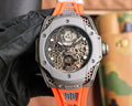 Hublot Orange Strap Titanium
