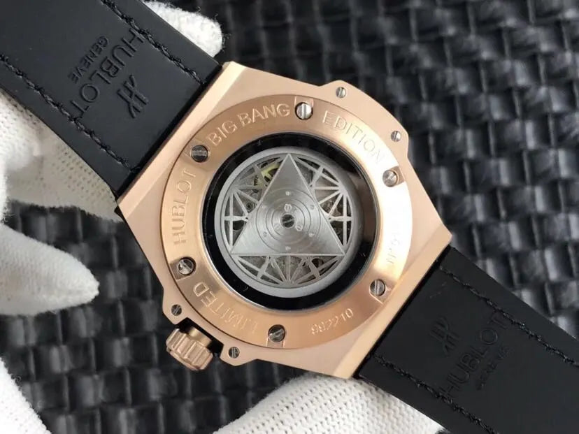 Hublot Rose Gold Green - Hình 4