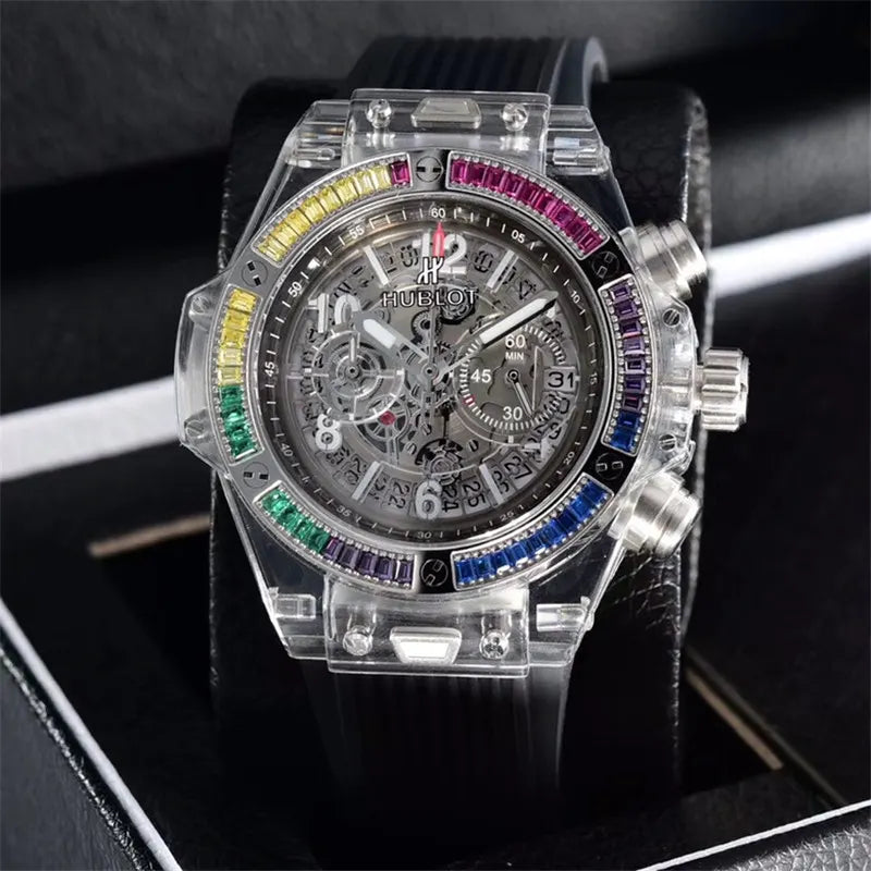 Hublot Rainbow Bezel Transparent