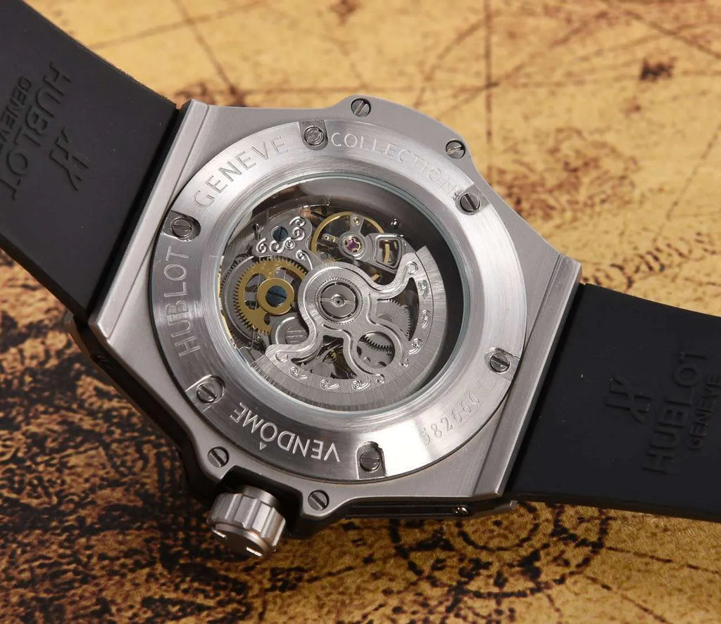 Hublot Silver Case Skeleton - Hình 2