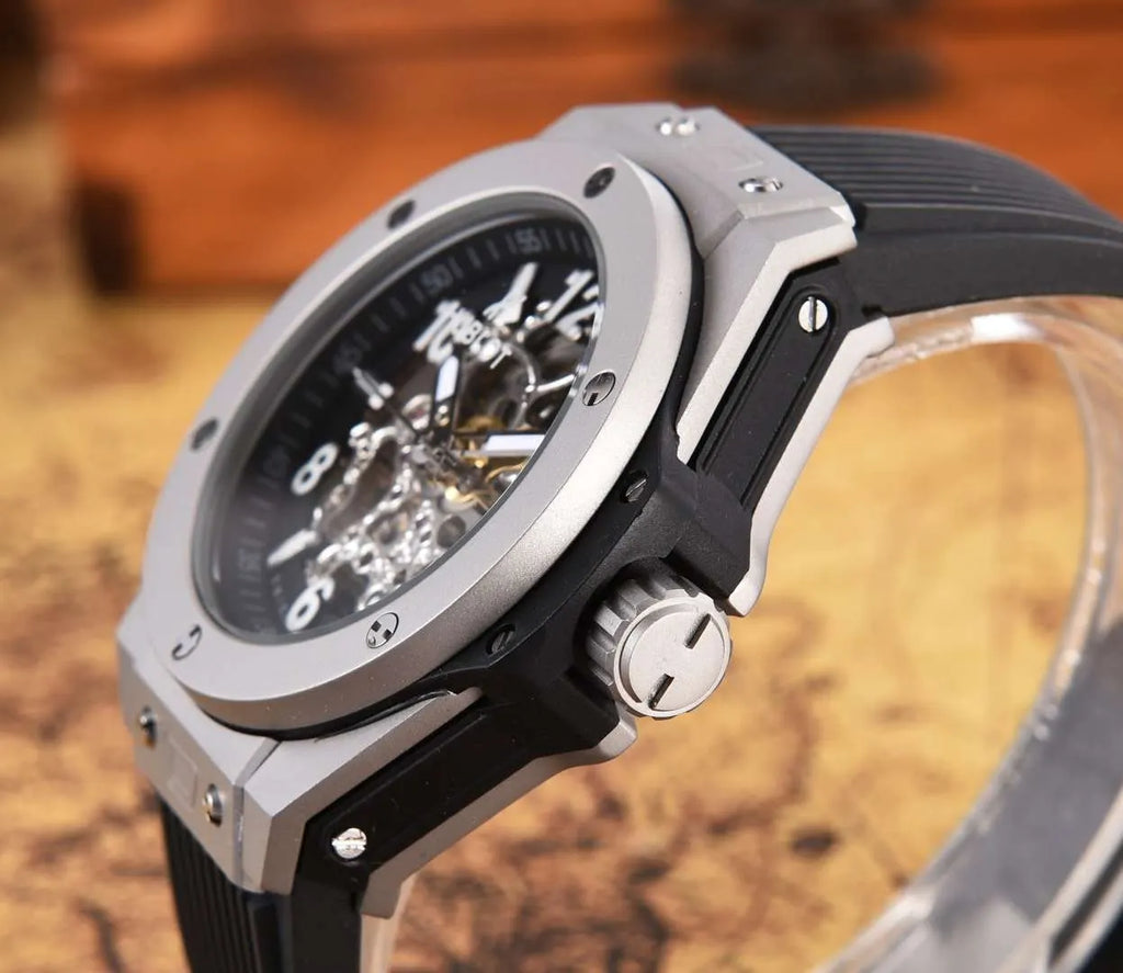 Hublot Silver Case Skeleton - Hình 3