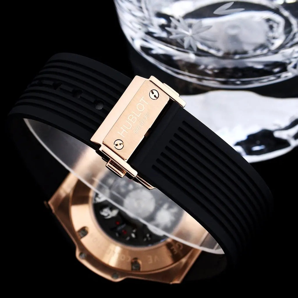 Hublot Rainbow Bezel Watch - Hình 3