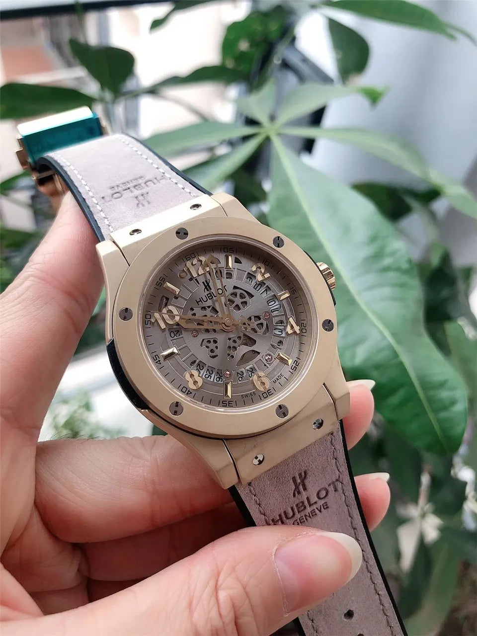Hublot Titanium Blue Rubber - Hình 2