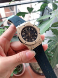 Hublot Gold Black Blue Watch