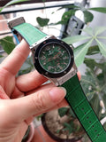 Hublot Green Alligator Skeleton