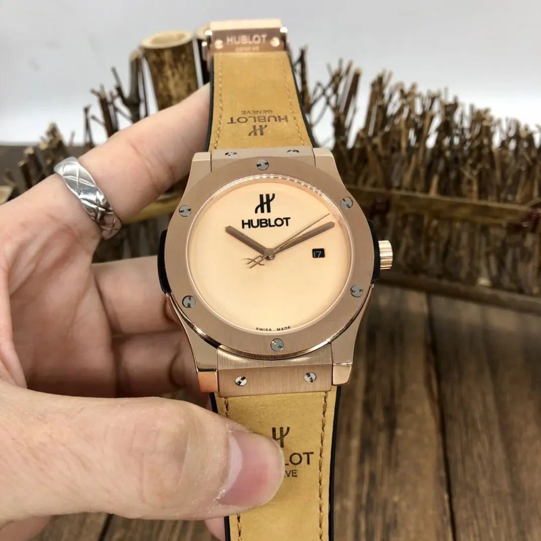 Hublot Rose Gold Beige Dial