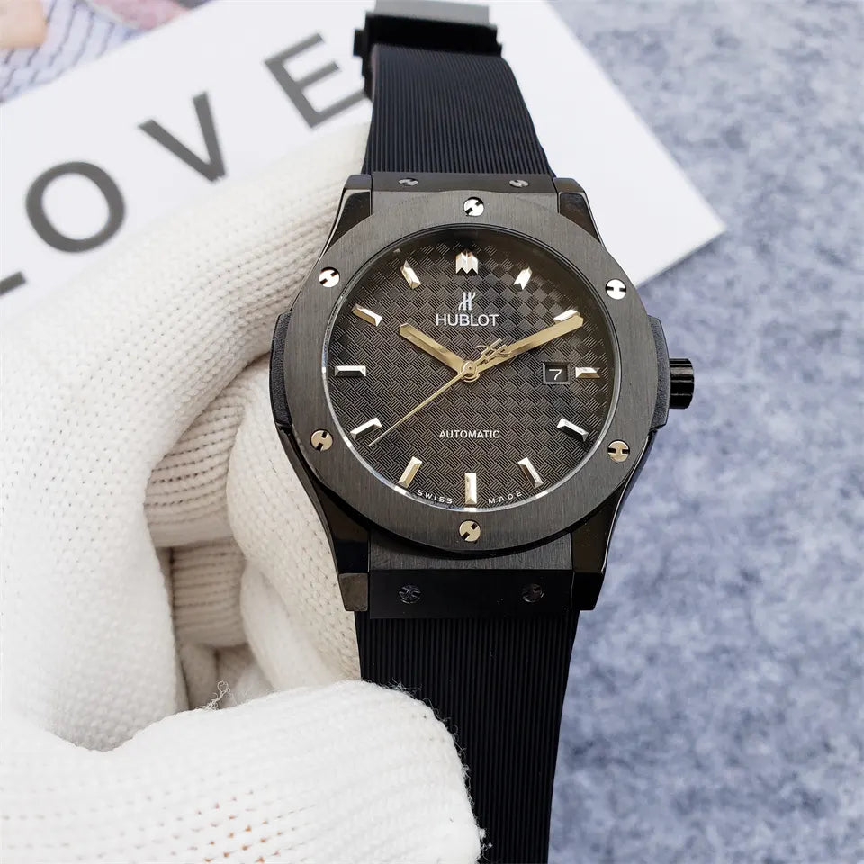 Hublot Black Rubber Watch
