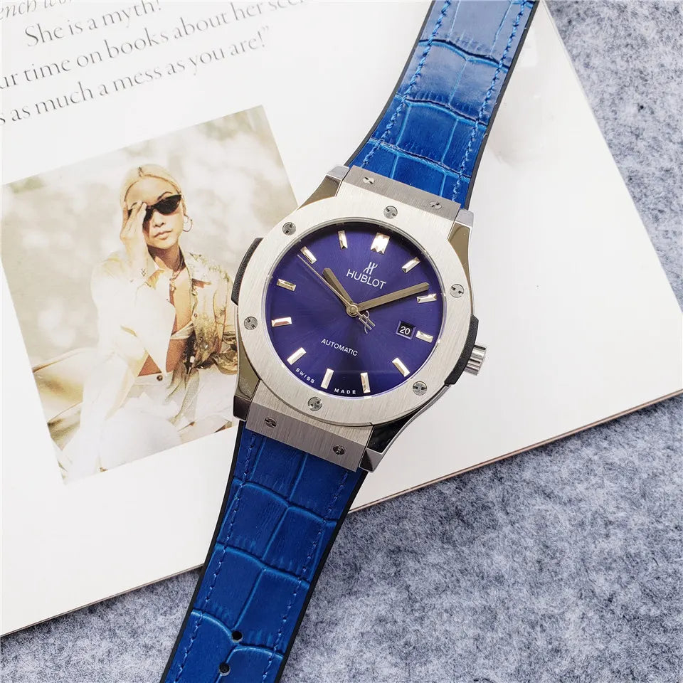 Hublot Blue Alligator Strap - Hình 3