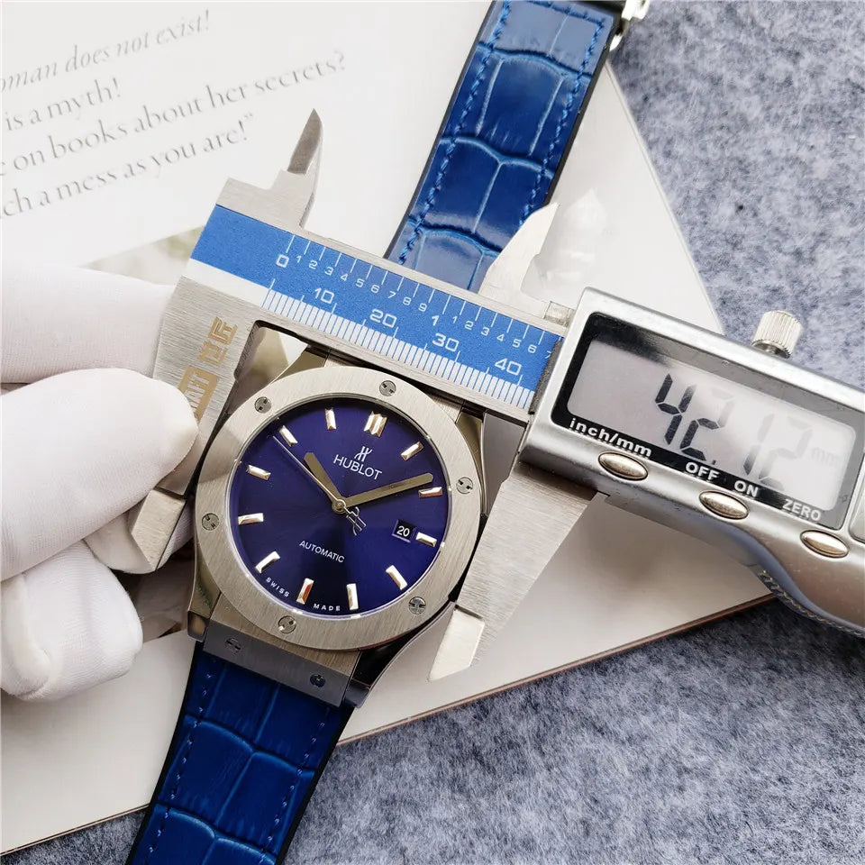 Hublot Blue Alligator Strap - Hình 2