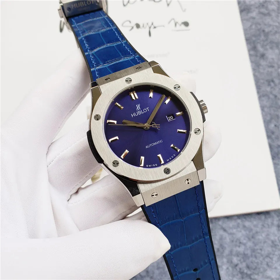 Hublot Blue Alligator Strap - Hình 9