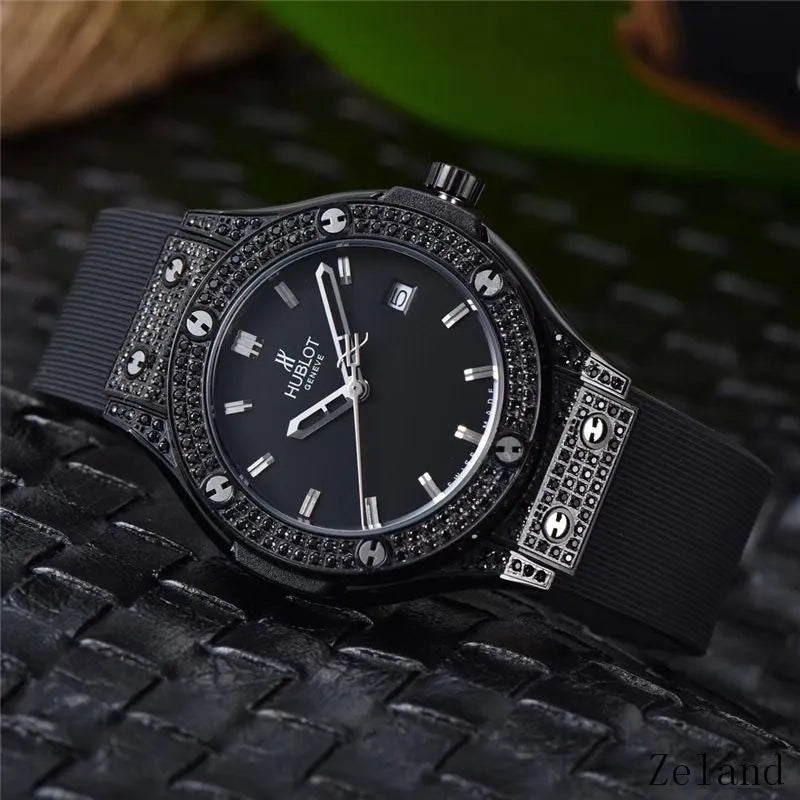 rubber Hublot Black Diamond Bezel - Hình 8