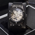 rubber Hublot Black Ceramic Skeleton
