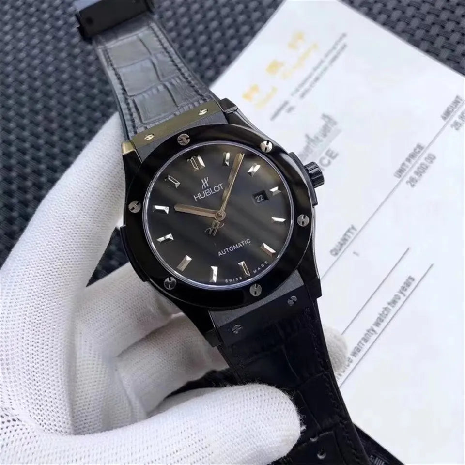 Hublot Black Magic Leather