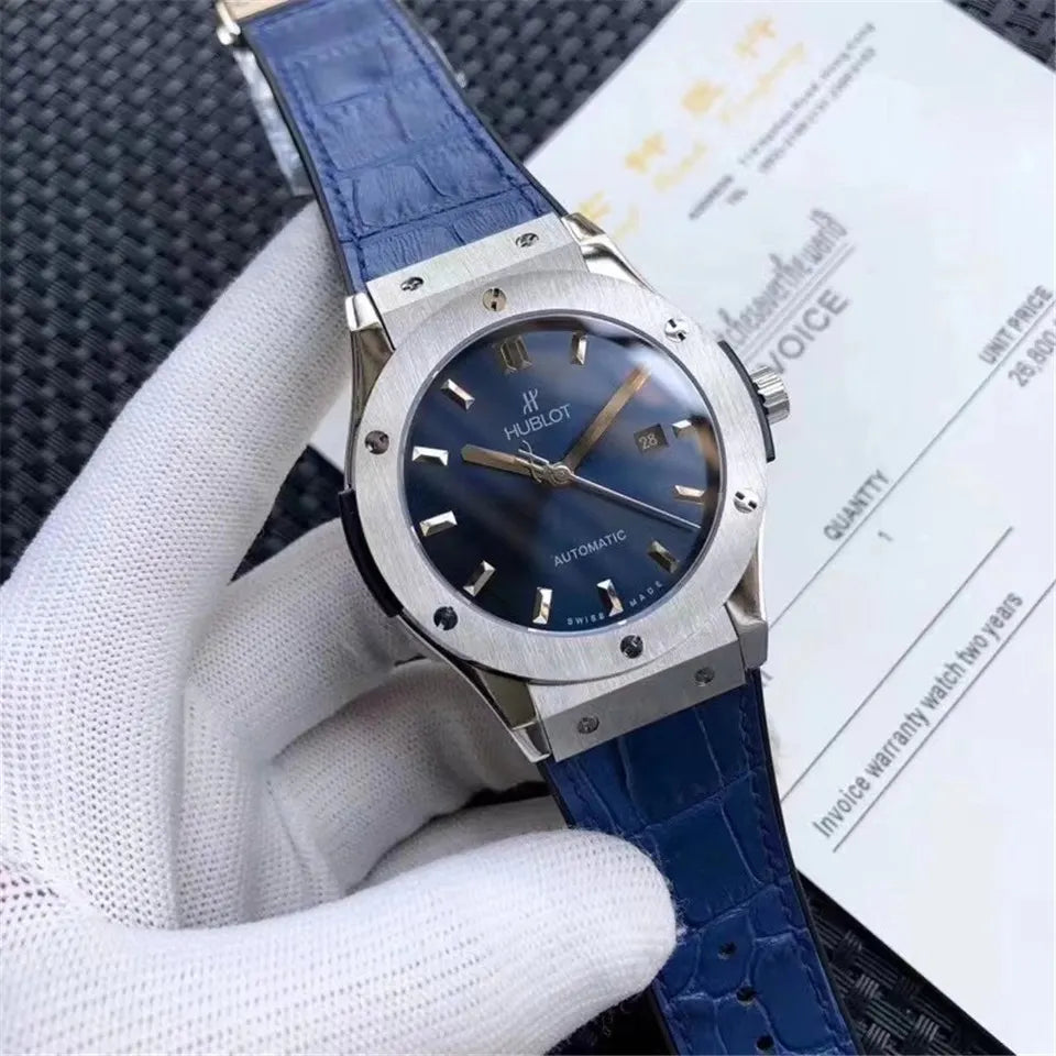 Hublot Classic Blue Alligator
