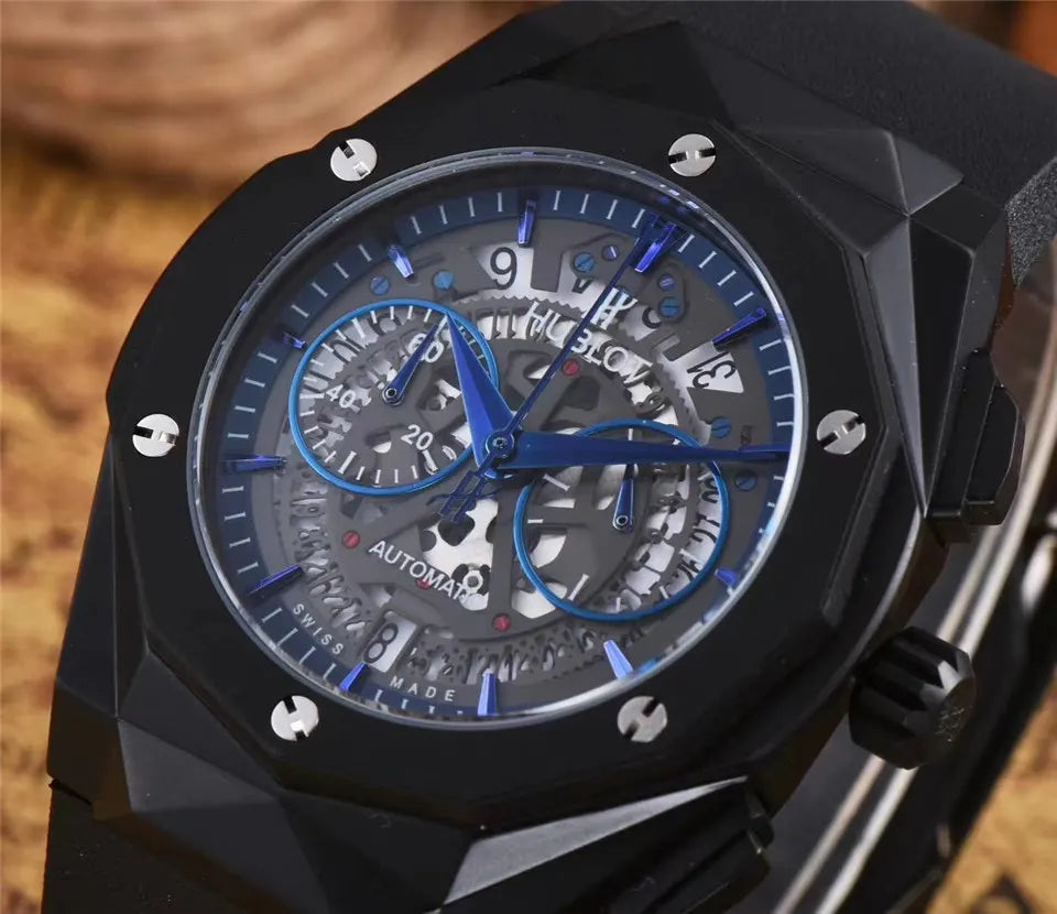 Hublot Black Skeleton Dial