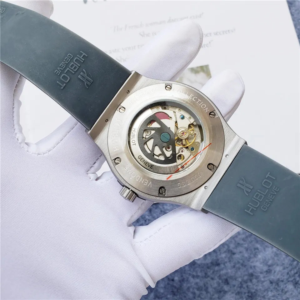 Hublot Grey Green Rubber - Hình 4