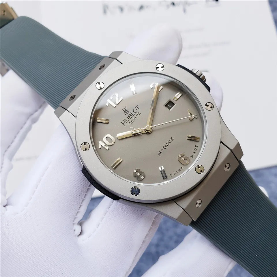 Hublot Grey Green Rubber - Hình 6