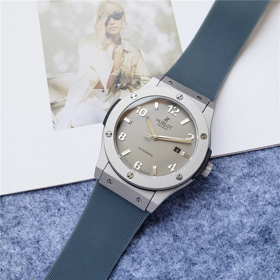 Hublot Grey Green Rubber - Hình 2