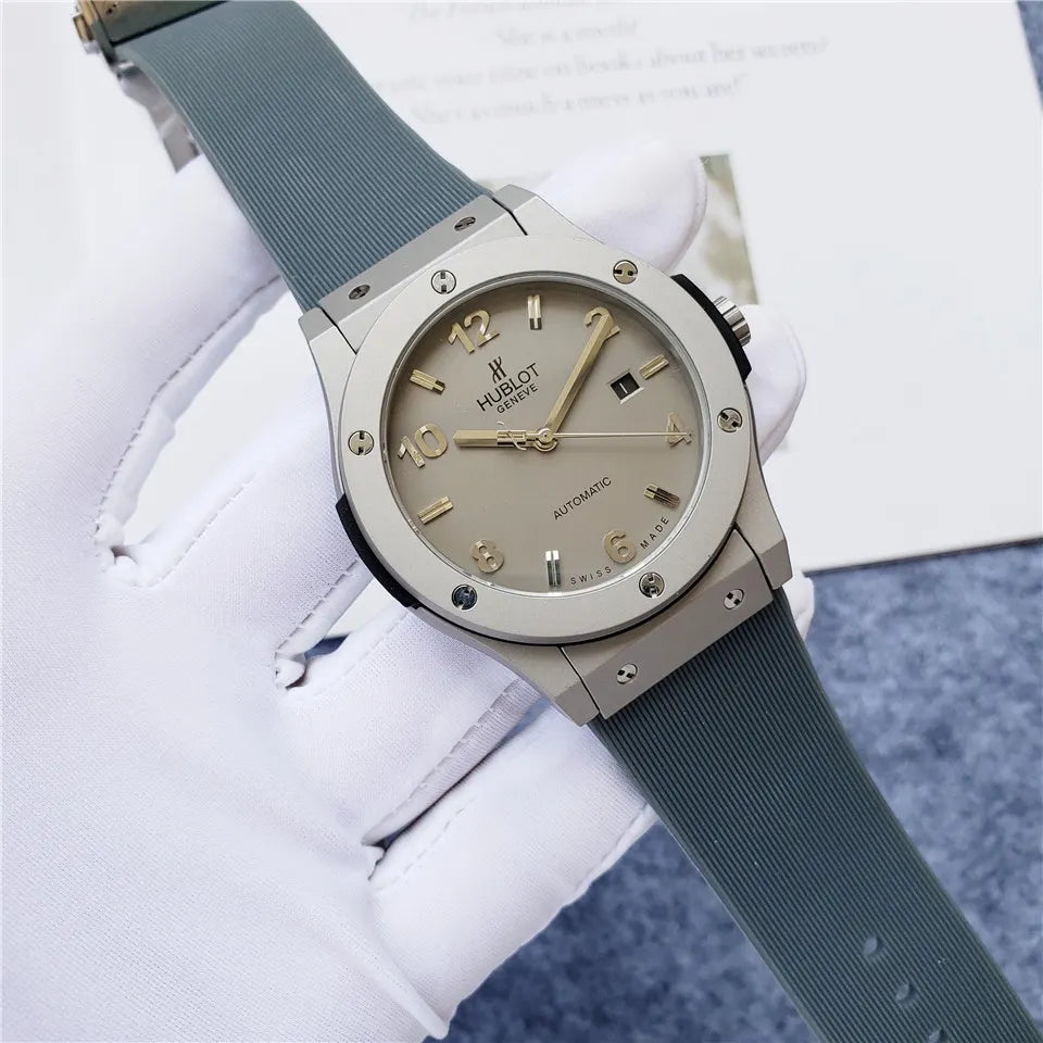 Hublot Grey Green Rubber - Hình 7