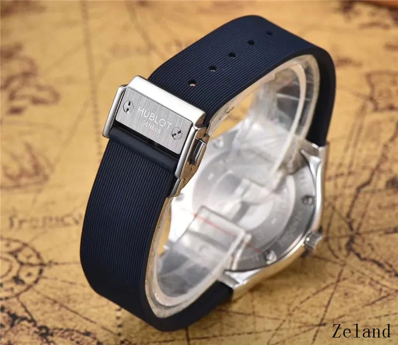 Hublot Blue Diamond Watch - Hình 3
