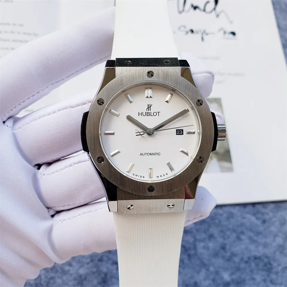 Hublot White Silver Automatic - Hình 2