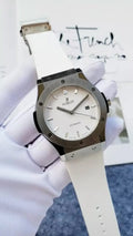 Hublot White Silver Automatic