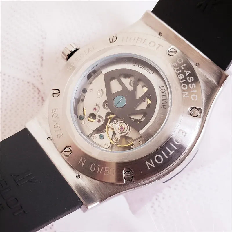 Hublot Classic Fusion Black Dial steel - Hình 9