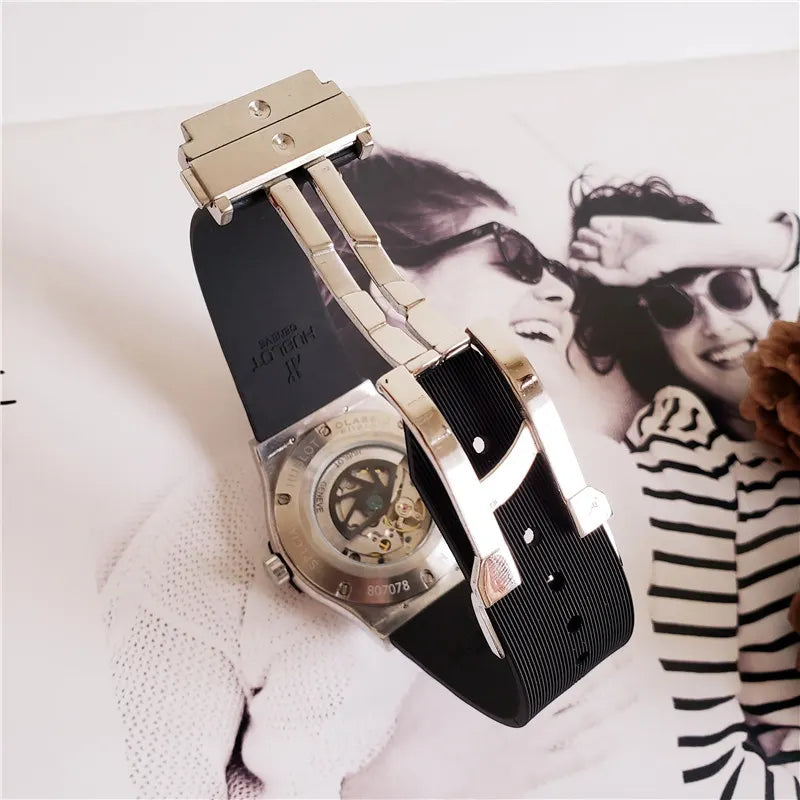 Hublot Classic Fusion Black Dial steel - Hình 7