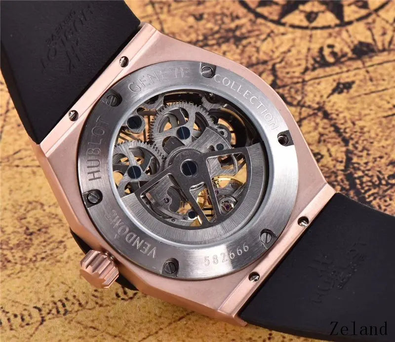 Hublot Rose Gold Diamond Faceted - Hình 3