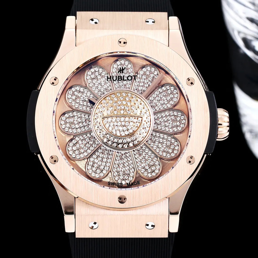 Hublot Flower Diamond Rose Gold