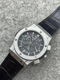 Hublot Grey Skeleton Leather