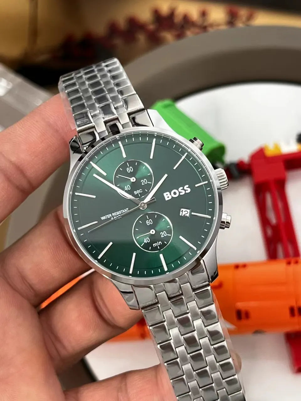 BOSS Green Dial Watch