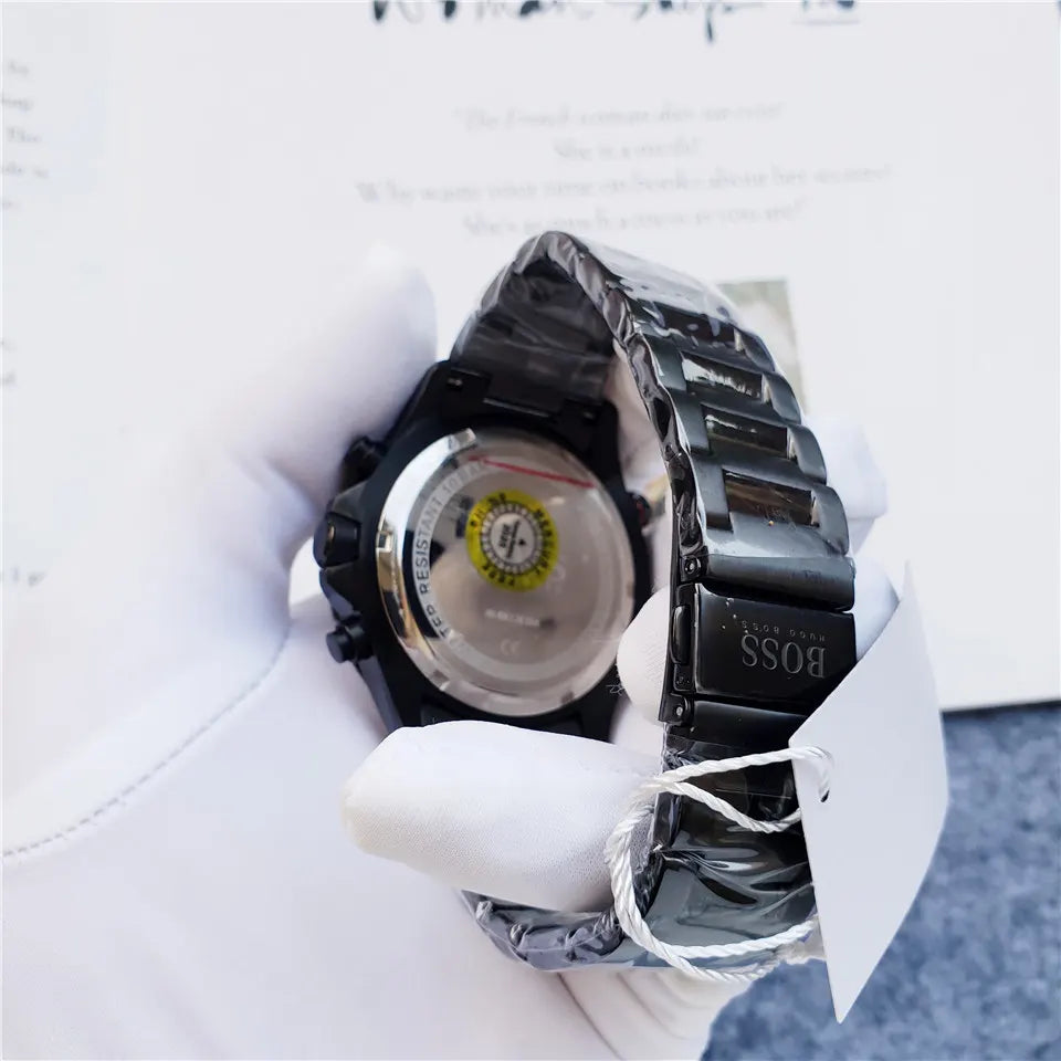 Hugo Boss Black Steel Watch - Hình 2