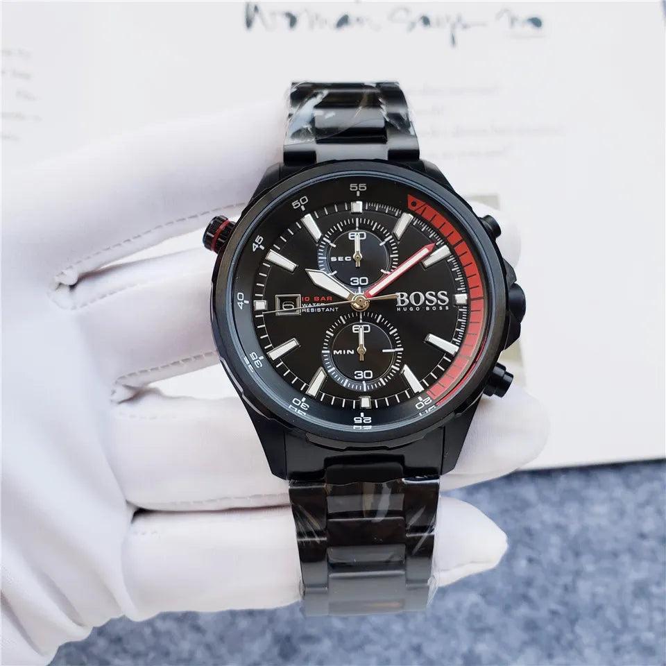 Hugo Boss Black Steel Watch - Hình 5